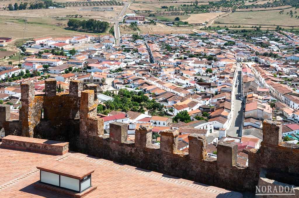 Castillo de Miraflores en Alconchel, Badajoz