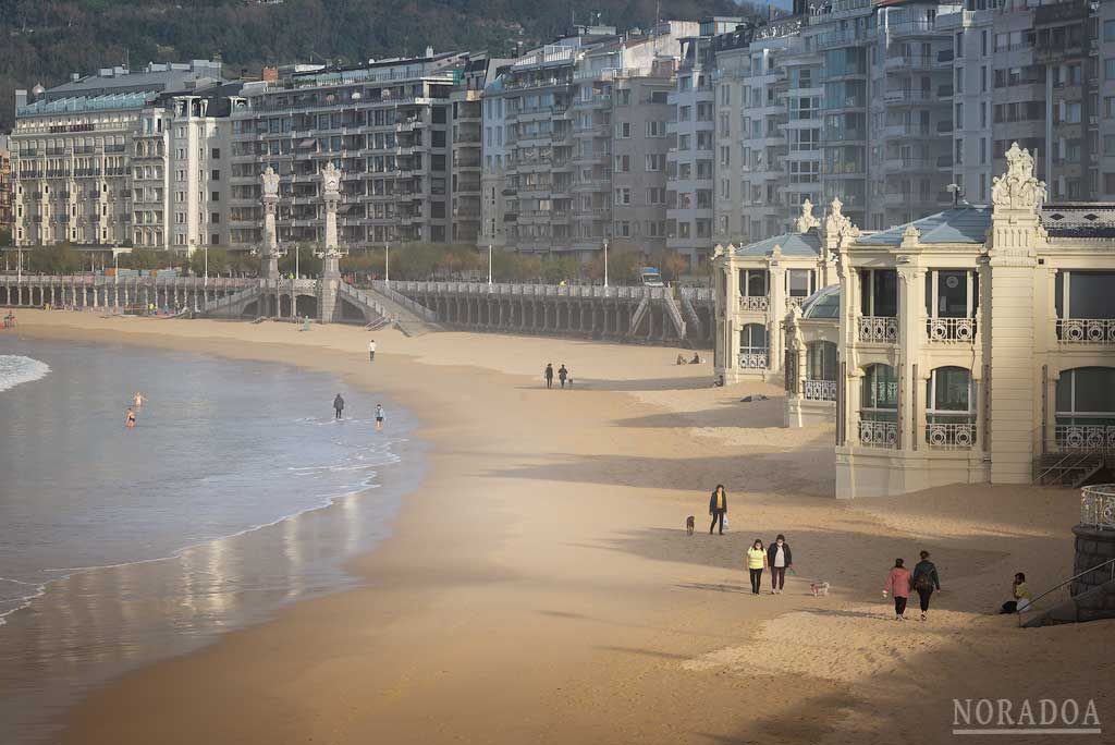 Playa de La Concha en Donostia/San Sebastián