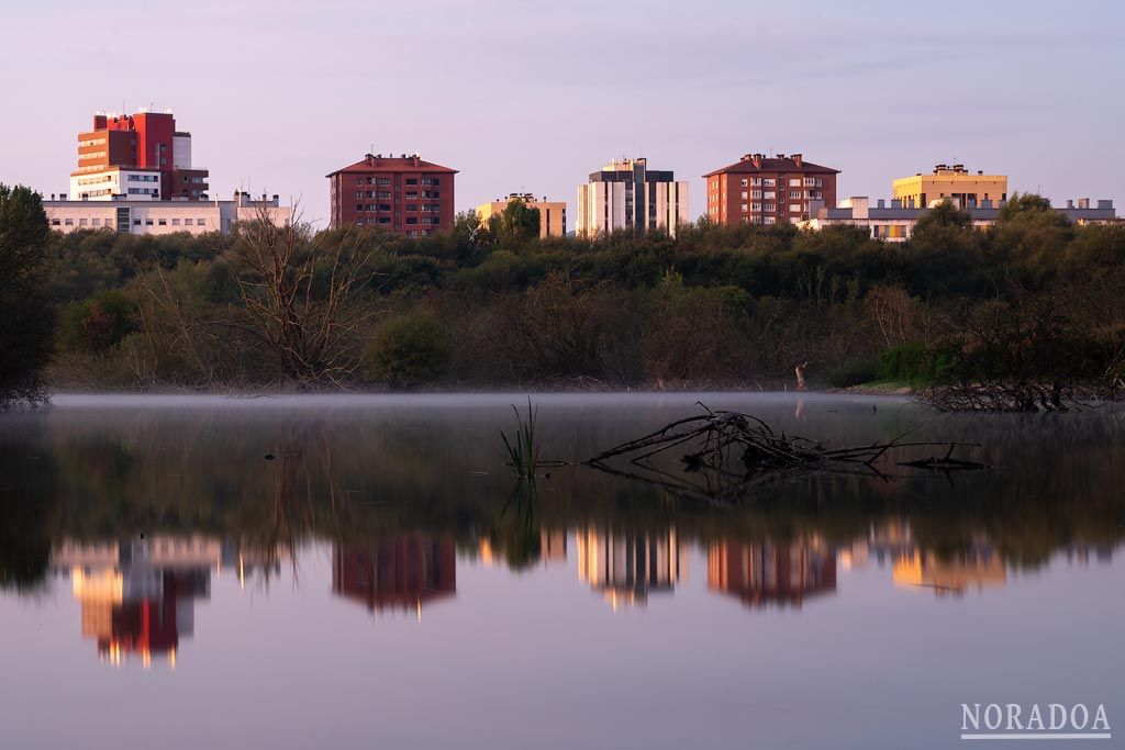 Balsa de Betoño en el Parque de Salburua de Vitoria-Gasteiz