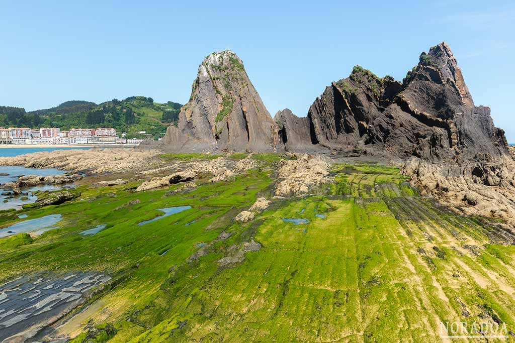 Playa de Saturrarán en Mutriku