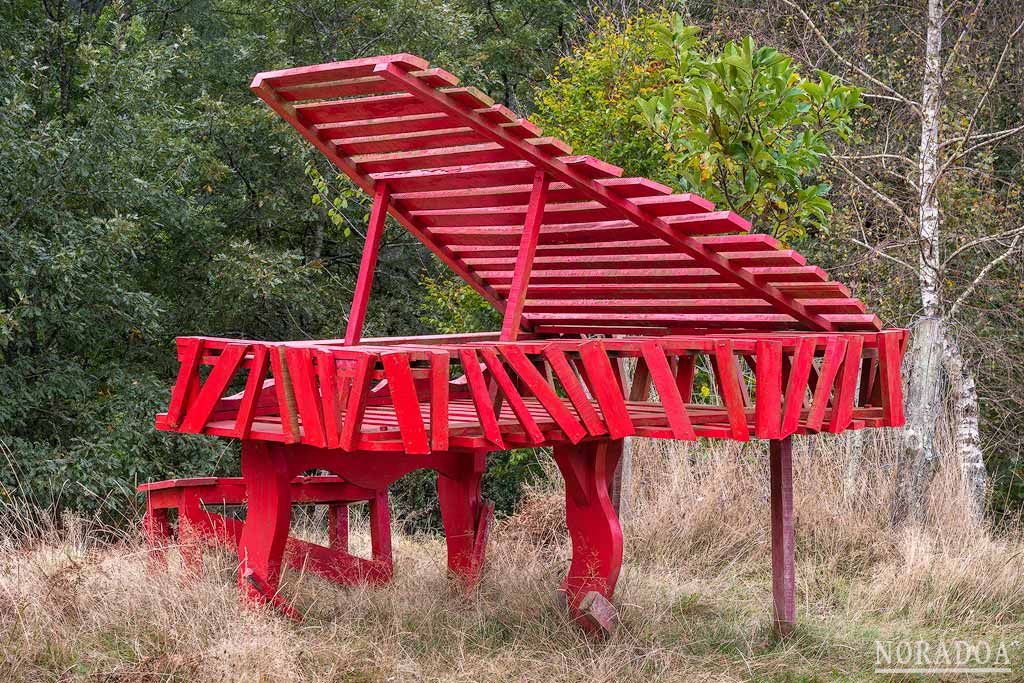 El Piano del Gorbea está situado en una finca privada del barrio de Arbaiza en Orozko