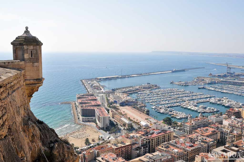 Castillo de Santa Bárbara en Alicante