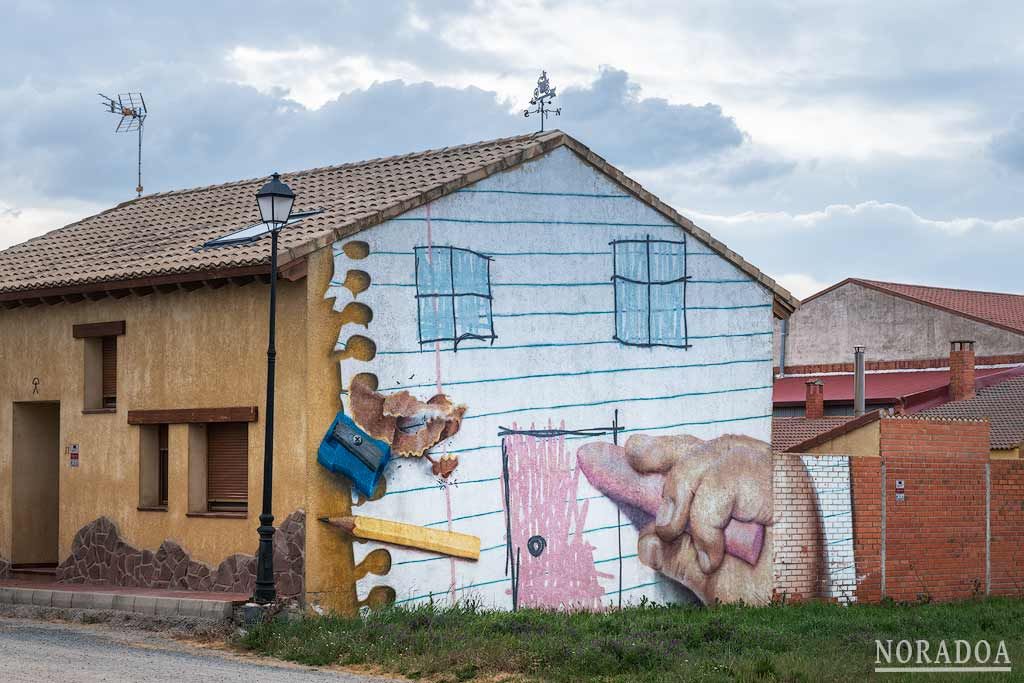 Murales de Nava de la Asunción en Segovia