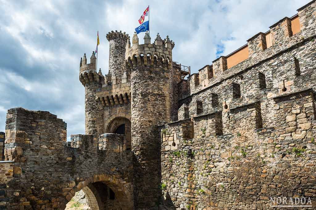 Castillo de los Templarios en Ponferrada, León