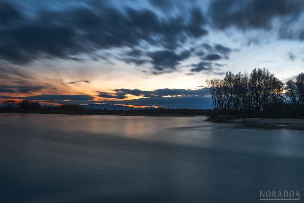 Río Ebro al paso por la Reserva Natural de los Sotos de Alfaro