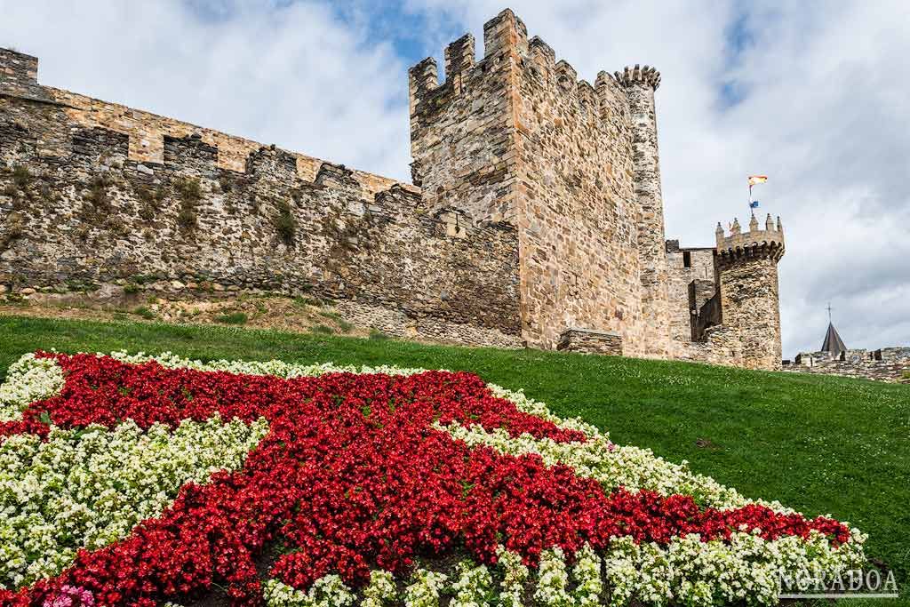 Castillo de los Templarios en Ponferrada, León