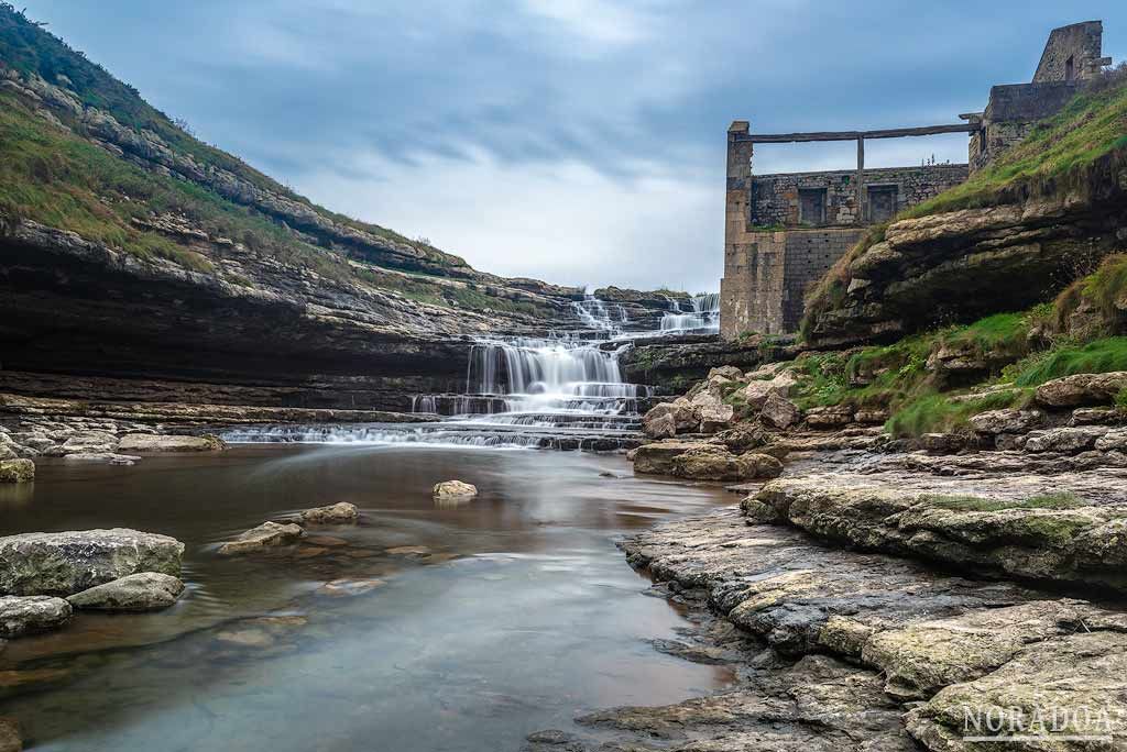 Cascada de El Bolao en Cantabria