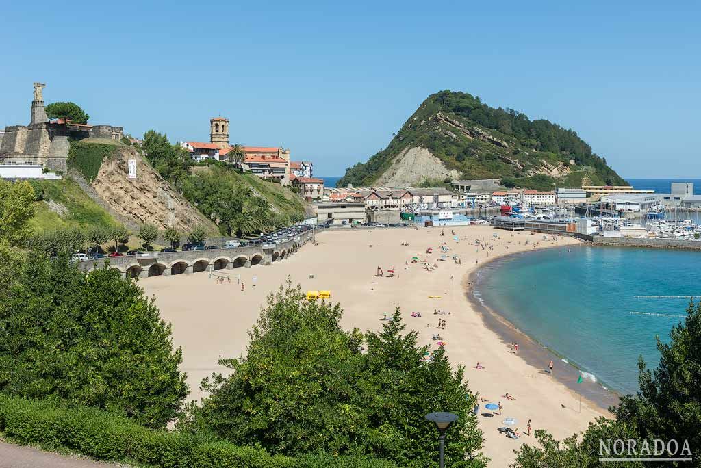 Playa de Malkorbe en Getaria