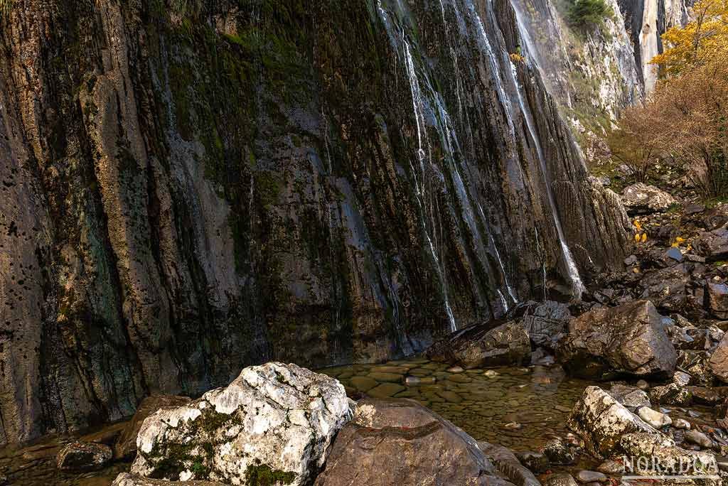 Nacimiento del río Asón en Cantabria