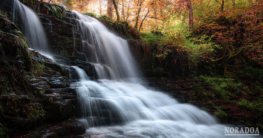 Cascada de Iruerreka en Navarra