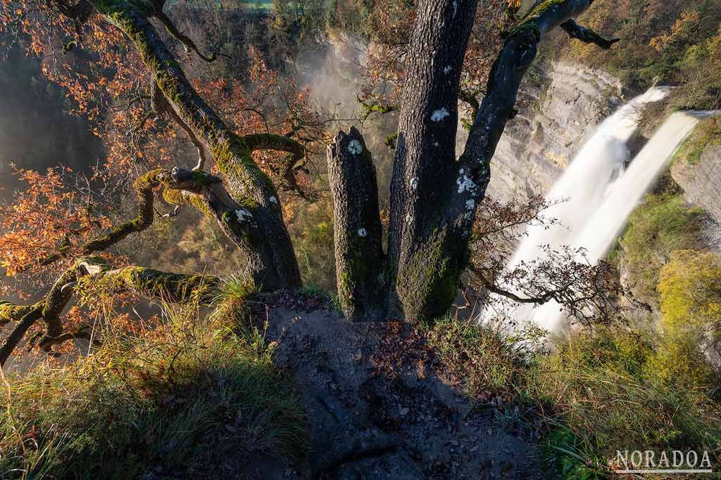 Cascada de Gujuli en Álava