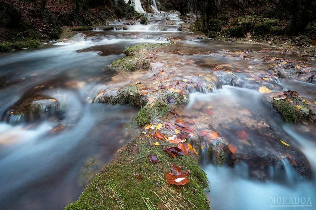 Cascadas de la Tobería en Álava