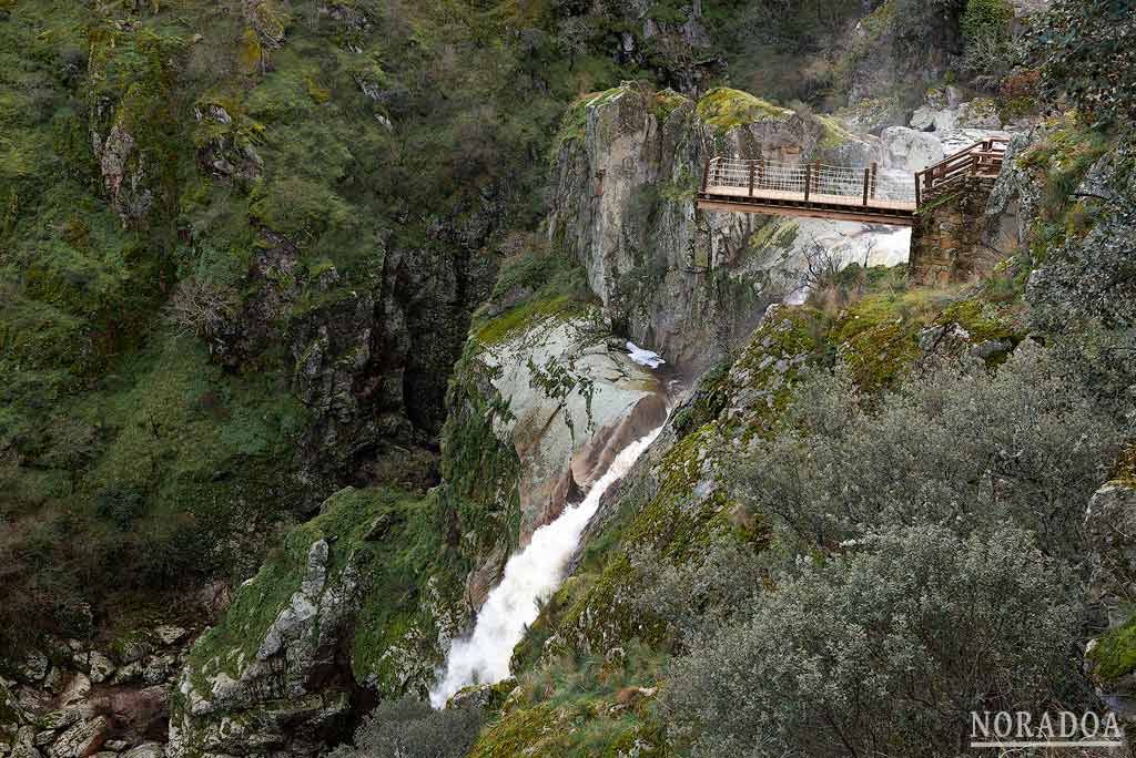 Cascada Pozo de los Humos en Salamanca