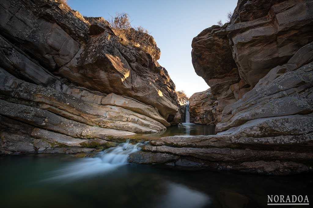 Pozas naturales del Gollizo en el río Jubera, Robres del Castillo en La Rioja