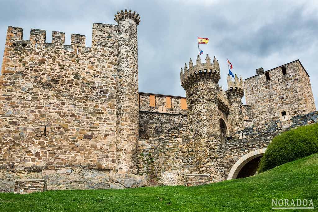 Castillo de los Templarios en Ponferrada, León