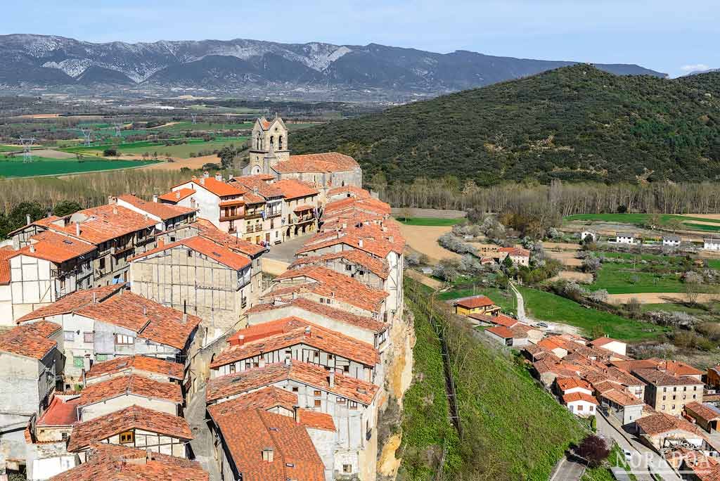 Vistas desde el castillo de Frías