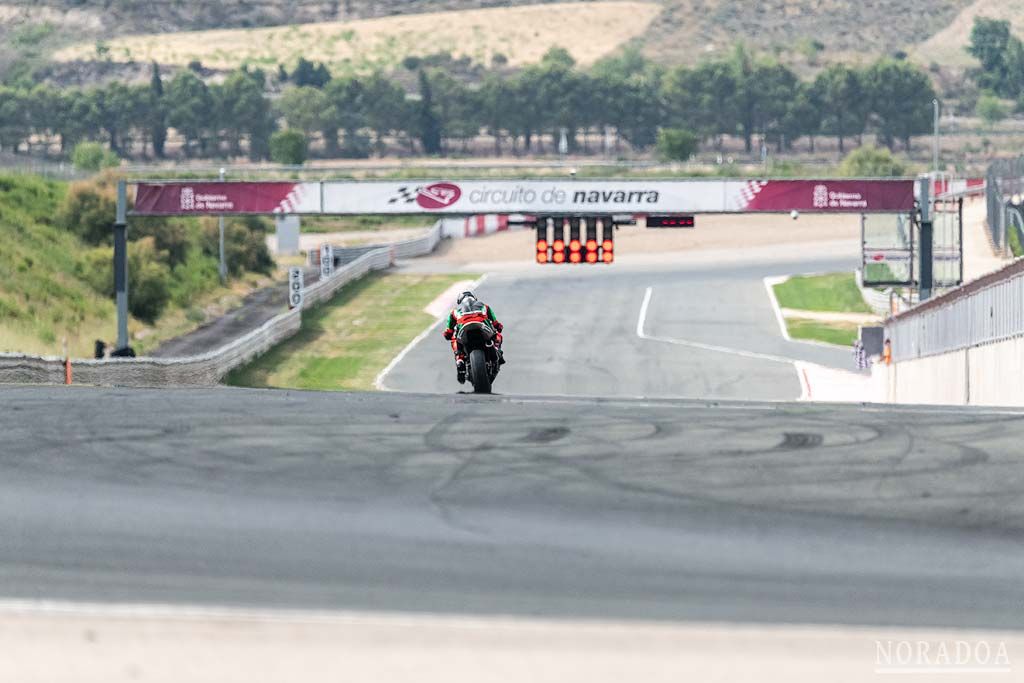 Curva 15 en el circuito de Navarra