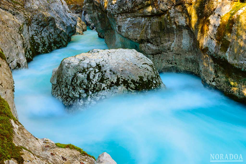Velika Korita o Gran Cañón del río Soca, Eslovenia
