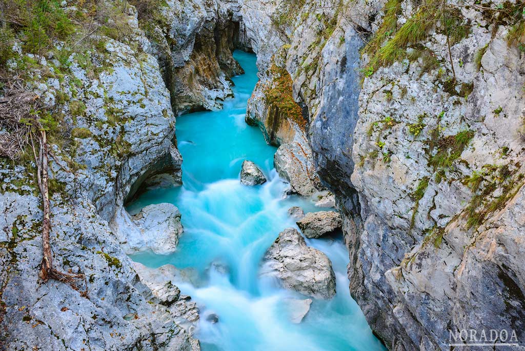 Velika Korita o Gran Cañón del río Soca, Eslovenia