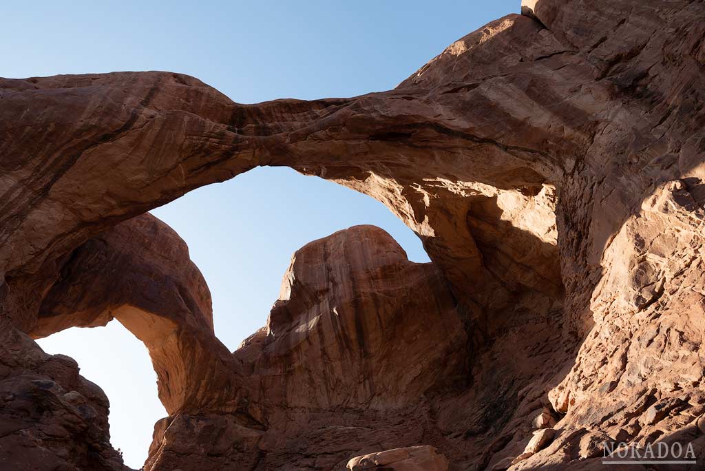 Doble en el parque Arches