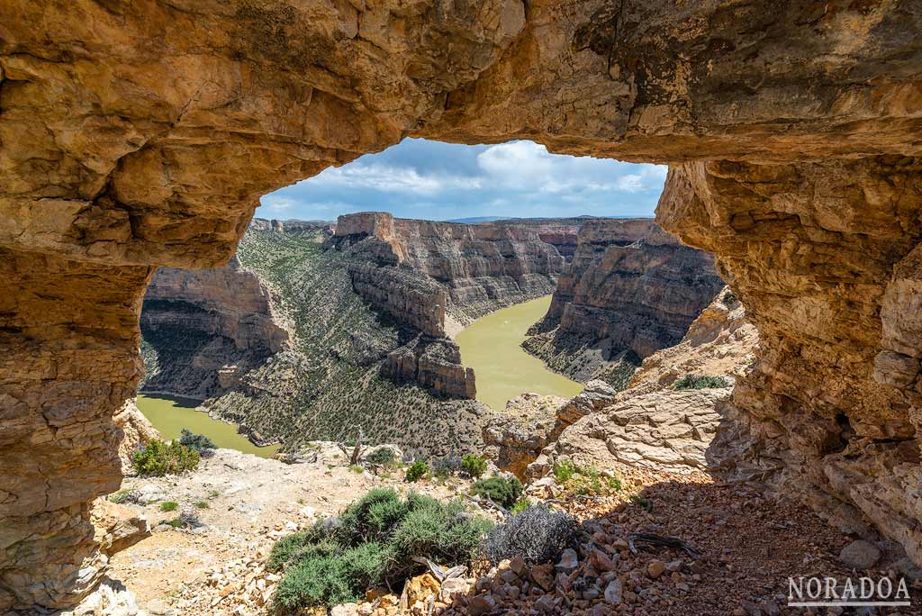 Cañón del Diablo en el parque Bighorn