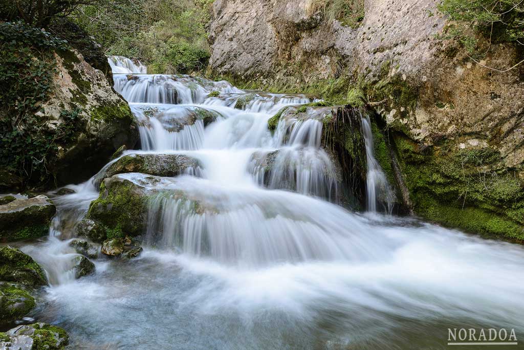 Cascadas del río Purón en Valderejo