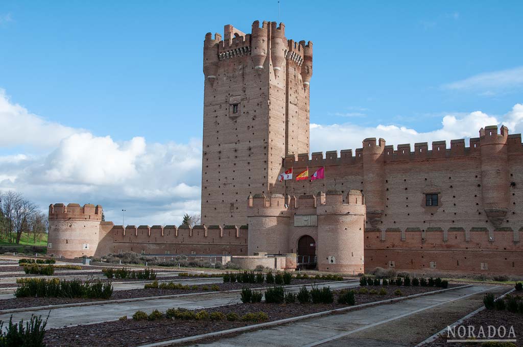 Castillo de La Mota en la localidad de Medina del Campo