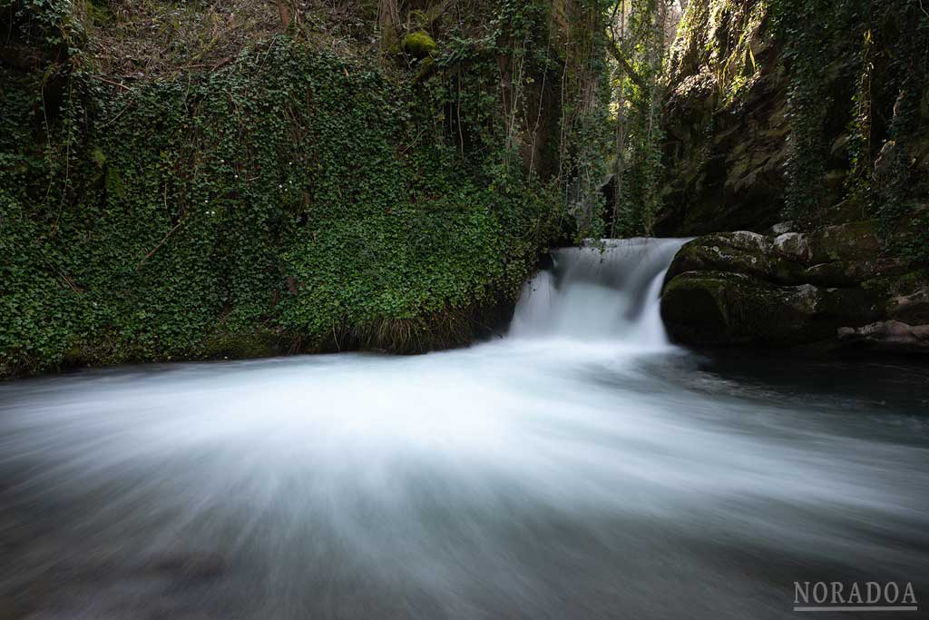 Cascada de los Navares en Brieva de Cameros