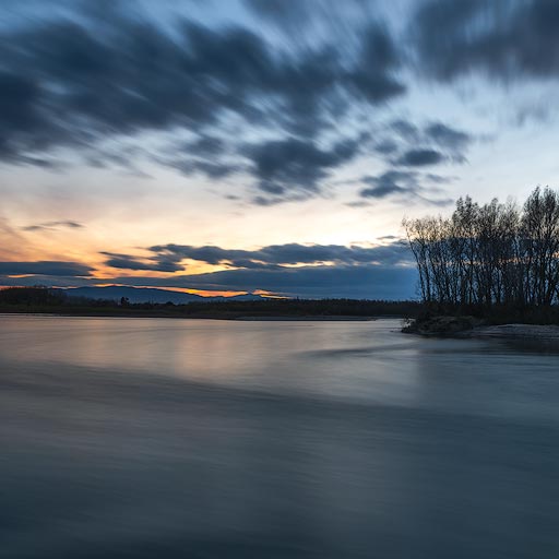 Río Ebro al paso por la Reserva Natural de los Sotos de Alfaro