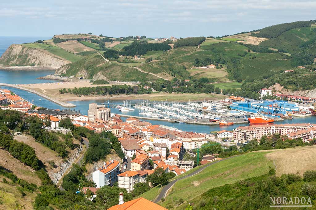 Vista panorámica de Zumaia