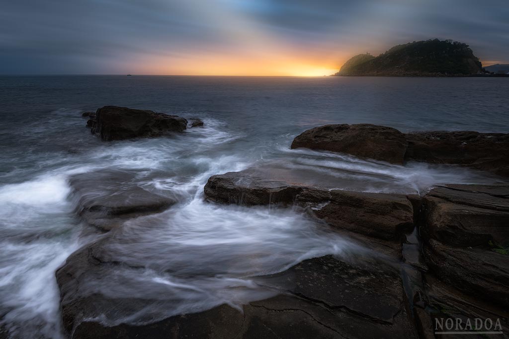 Ratón de Getaria al amanecer