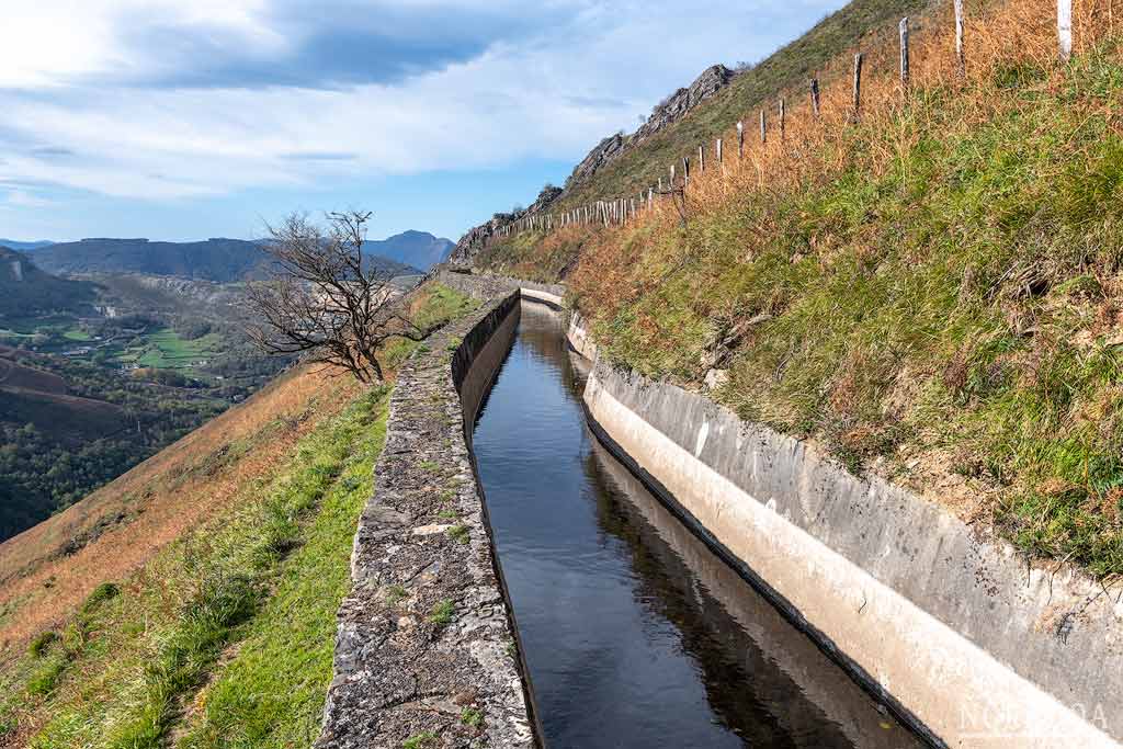 Canaleta de Almandoz en el valle de Baztán de Navarra