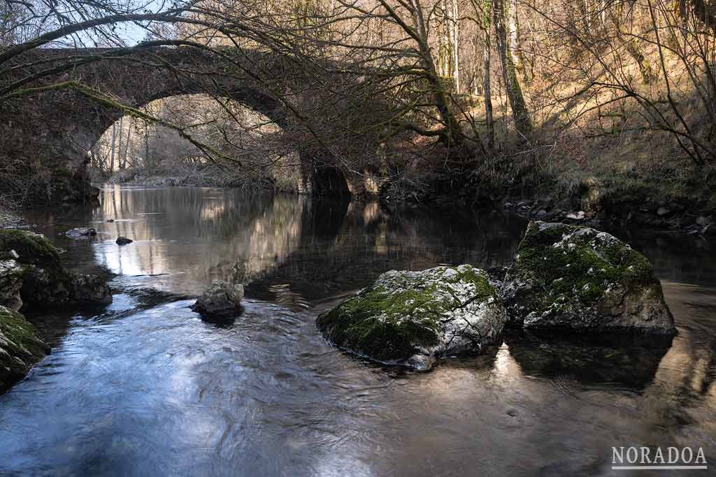 Puente de Beltzuntze, uno de los 3 puentes de la ruta