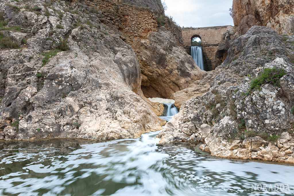 Cascada de Salinas de Oro - Jaitzko Urjauzia en el río Salado