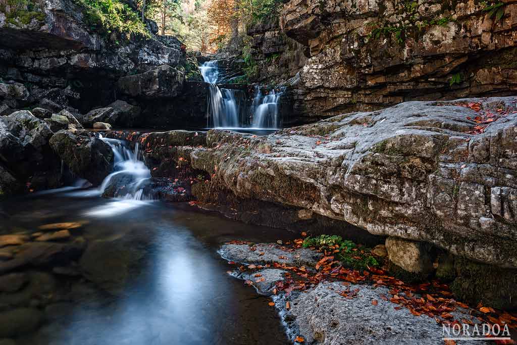 Cascadas de Puente Ra en La Rioja