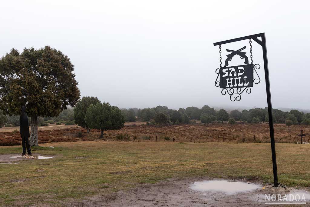 Panorámica del cementerio de Sad Hill