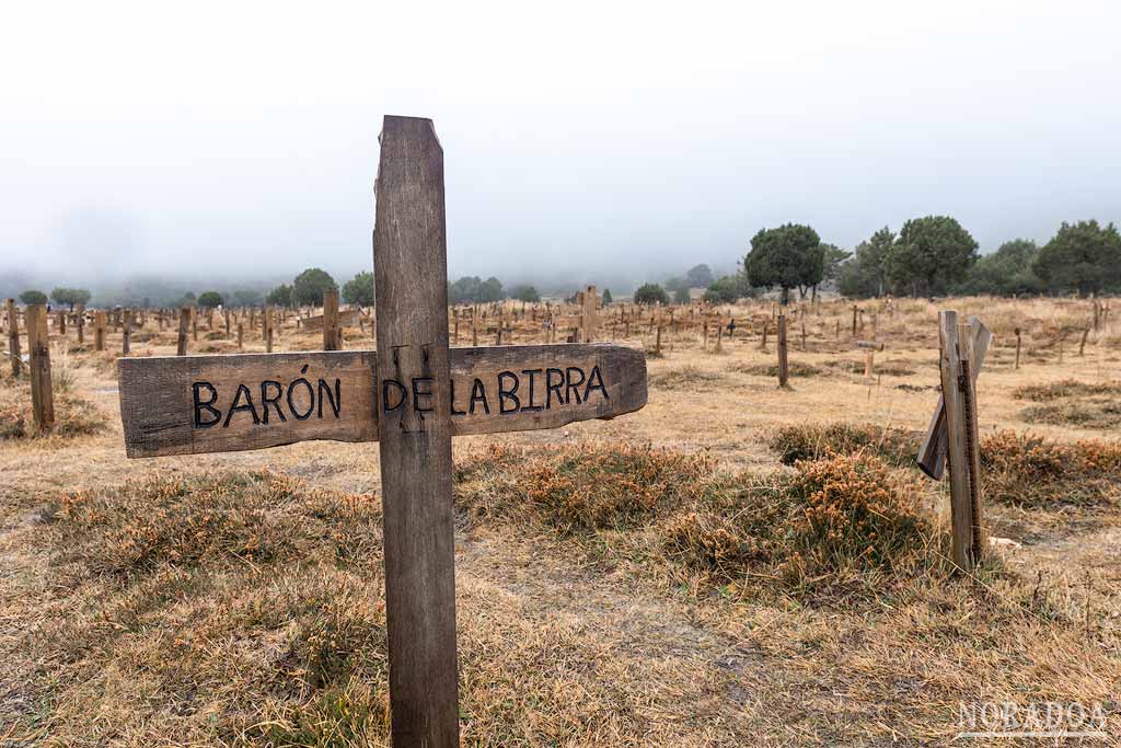 Cementerio de Sad Hill, escena final de "El Bueno, el Feo y el Malo" de Sergio Leone