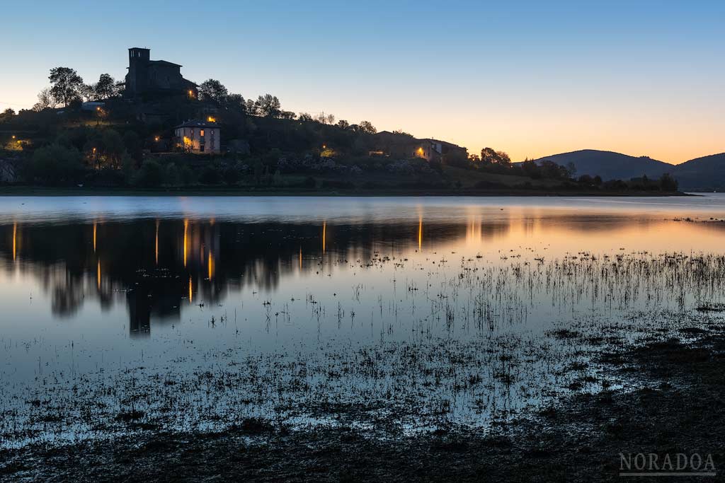 Nanclares de Gamboa al atardecer