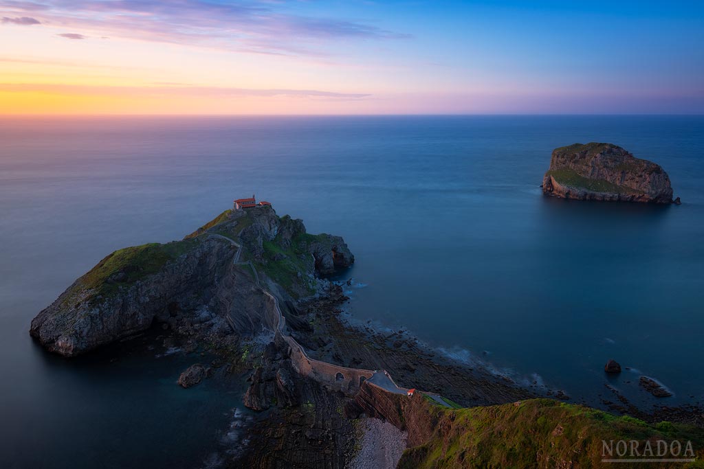 Gaztelugatxe al atardecer