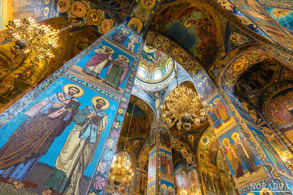 Mosaicos de la iglesia del Salvador sobre la Sangre Derramada, San Petersburgo