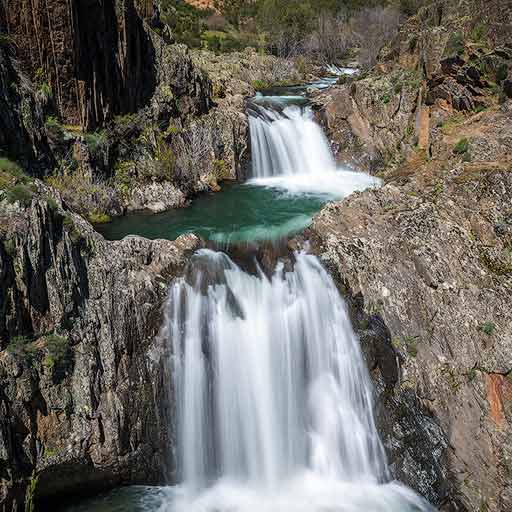 Cascadas del Aljibe en Guadalajara