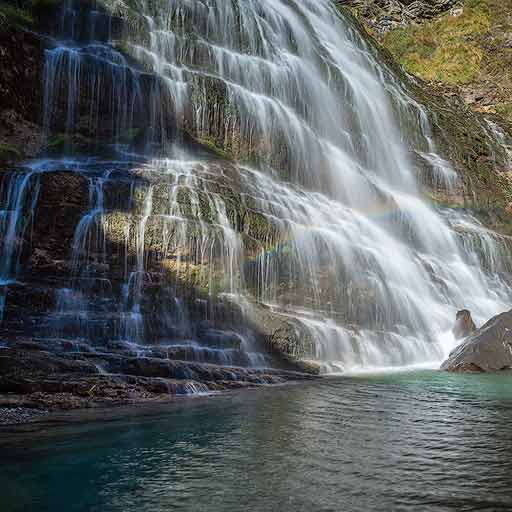 Cascada de Cola de Caballo en Huesca