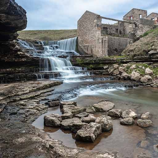 Cascada de El Bolao en Cantabria