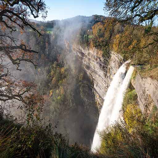 Cascada de Gujuli en Álava