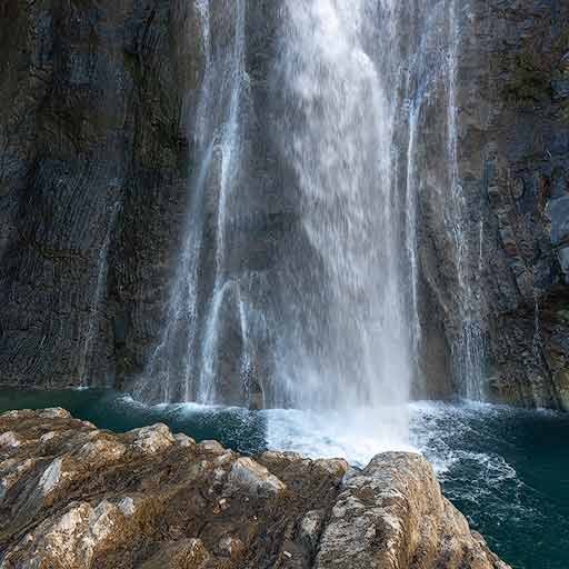 Cascada de Sorrosal en Huesca