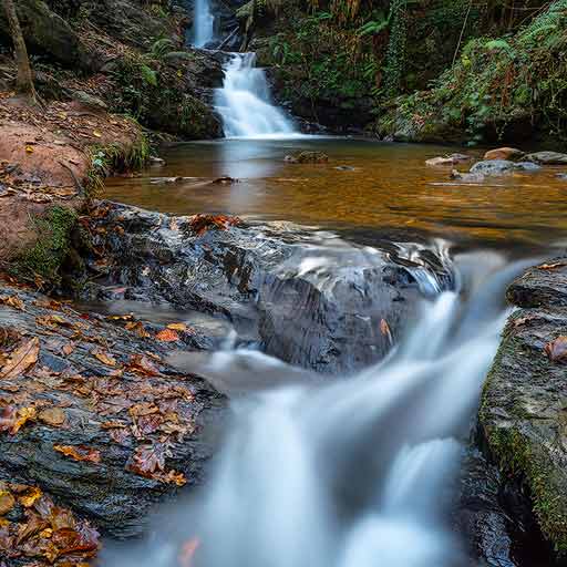 Cascadas de Lamiña en Cantabria