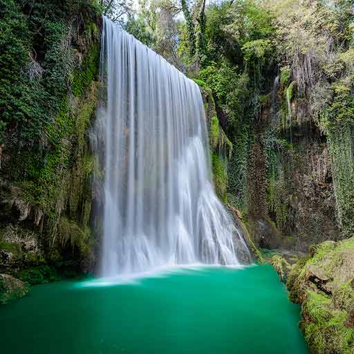 Cascadas del Monasterio de Piedra en Zaragoza