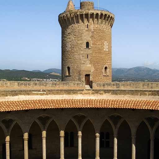 Castillo de Bellver en Mallorca