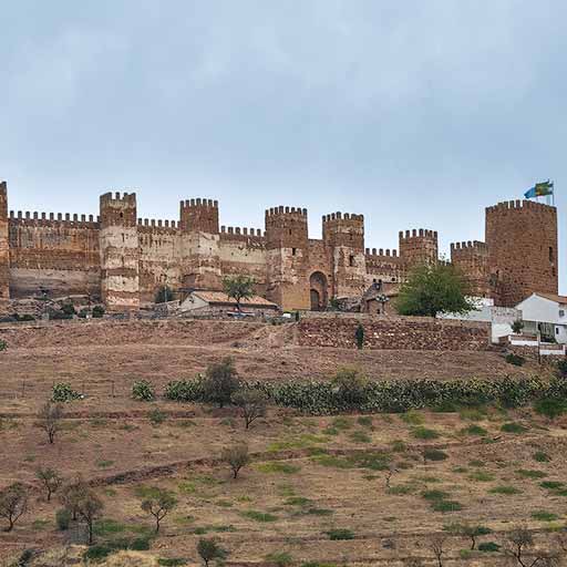 Castillo de Burgalimar en Baños de la Encina, Jaén