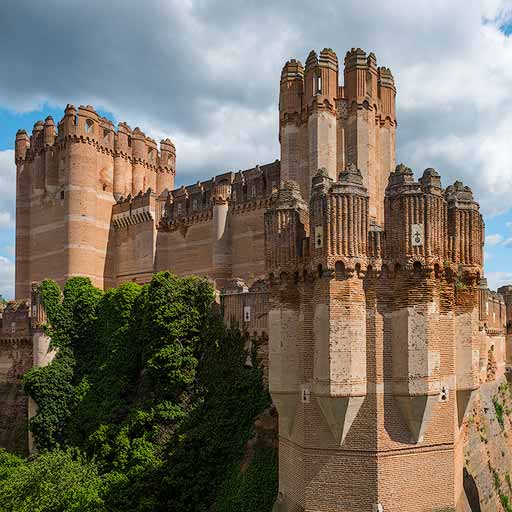 Castillo de Coca en Segovia